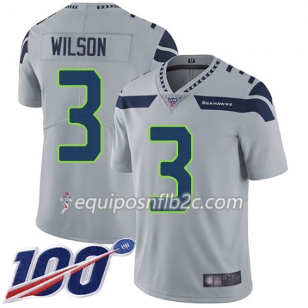 Camiseta Hombre NFL Seattle Seahawks Russell Wilson 3 Nike Alternate 100th